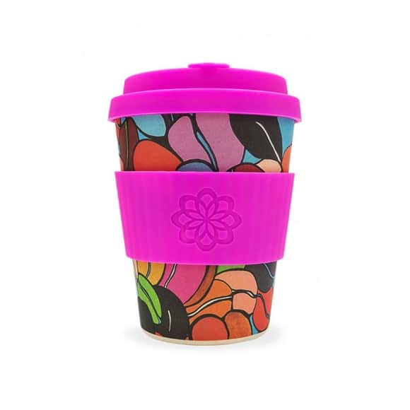 Gobelet en fibre de bambou COULEUR CAFÉ 12oz/355ml