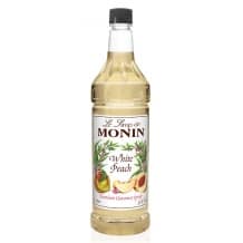 Sirop Pêche Blanche bouteille PET 1L