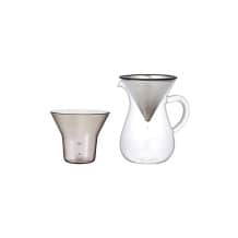 Cafetière Pour-over verre avec filtre permanent 300ml