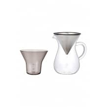 Cafetière Pour-over verre avec filtre permanent 600ml