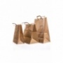 Sac SOS en papier kraft avec poignées H.260 X L.140 X P.320 mm x 250