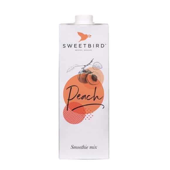 Sweetbird Smoothie Pêche tetrapak 8 x 1L