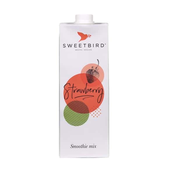 Sweetbird Smoothie Fraise tetrapak 8 x 1L