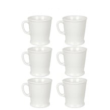 ACME & CO Set x 6 tasses porcelaine 230ml Blanc