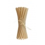 Sachet de 100 pailles en canne à sucre L.210mm Ø 8mm
