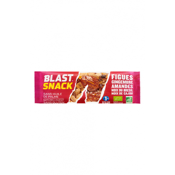 BLAST Présentoir barres figue gingembre amande 15 x 40g BIO