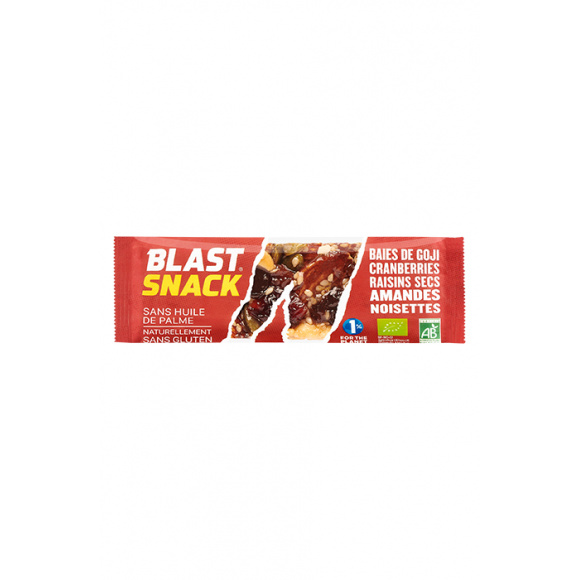 BLAST Présentoir barres goji cranberry noisette 15 x 40g BIO