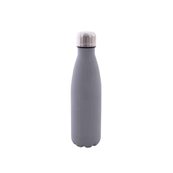 Bouteille inox double paroi Gris Ciment 500ml