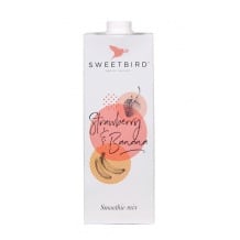 Sweetbird Smoothie Fraise Banane tetrapak 8 x 1L