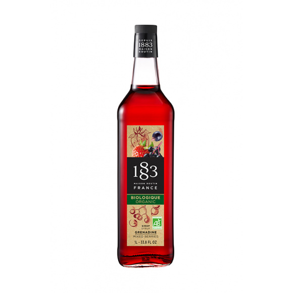 Sirop Grenadine bouteille verre 1L BIO