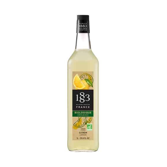 Sirop Citron bouteille verre 1L BIO