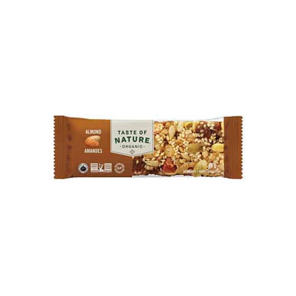 TASTE OF NATURE - BARRE DE CEREALES ALMOND 40G x16 BIO