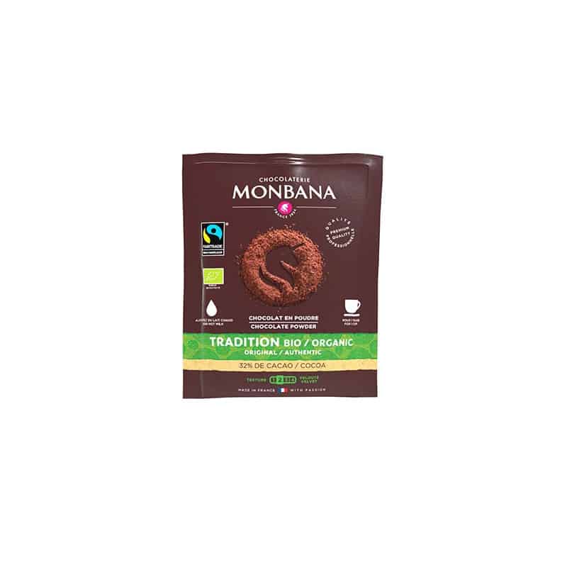 Chocolat chaud bio Monbana distributeur automatique