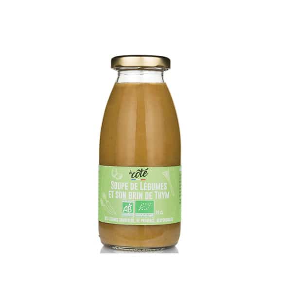 À CÔTÉ Soupe de Légumes et Thym bouteille verre 12x250ml BIO