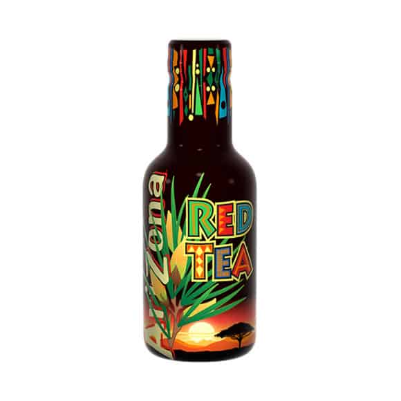 ARIZONA - THE ROUGE ROOIBOS BOUTEILLE 500ML x6