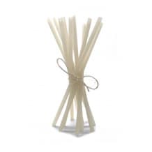 MYPAI - PAILLE TAPIOCA/RIZ COLORIS BLANC Ø65 MM L.210 MM x100