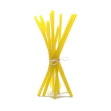 MYPAI - PAILLE TAPIOCA/RIZ COLORIS JAUNE Ø65 MM L.210 MM x100