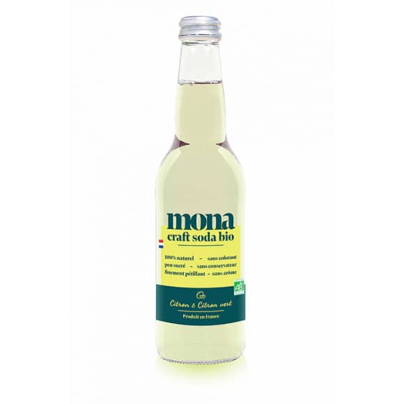 MONA - SODA CITRON CITRON VERT 330ML x12 BIO