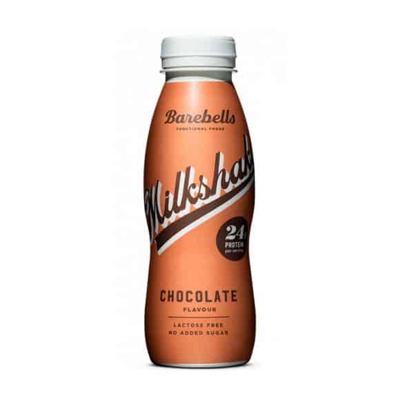 BAREBELLS - MILSHAKE CHOCOLAT SANS SUCRES AJOUTES BOUTEILLE PET 8 X 330ML