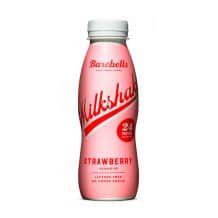 BAREBELLS - MILSHAKE FRAISE SANS SUCRES AJOUTES BOUTEILLE PET 8 X 330ML