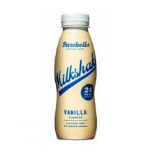 BAREBELLS - MILSHAKE VANILLE SANS SUCRES AJOUTES BOUTEILLE PET 8 X 330ML