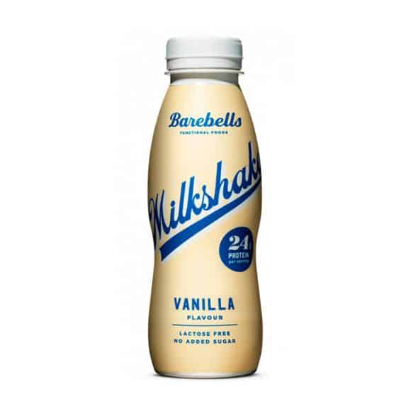 BAREBELLS - MILSHAKE VANILLE SANS SUCRES AJOUTES BOUTEILLE PET 8 X 330ML