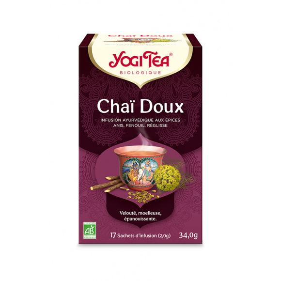 Infusion Chaï doux sachet 17 x 1.8g BIO