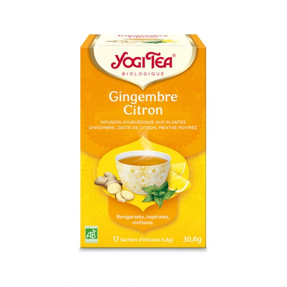 Infusion Gingembre Citron sachet 17 x 1.8g BIO