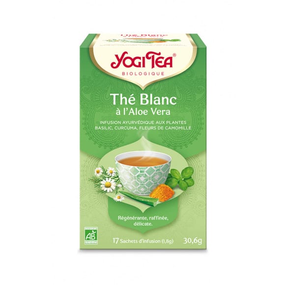 Infusion Thé blanc à l'Aloe Vera sachet 17 x 1.8g BIO