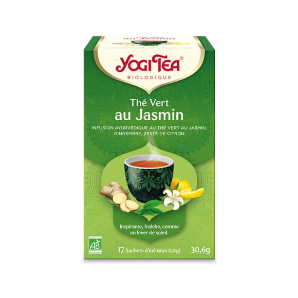 Infusion Thé Vert au Jasmin sachet 17 x 1.8g BIO