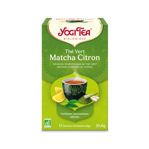 Infusion Thé Vert Matcha Citron sachet 17 x 1.8g BIO