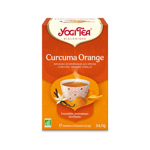 YOGI TEA® Curcuma Orange sachet 17 x 2g BIO