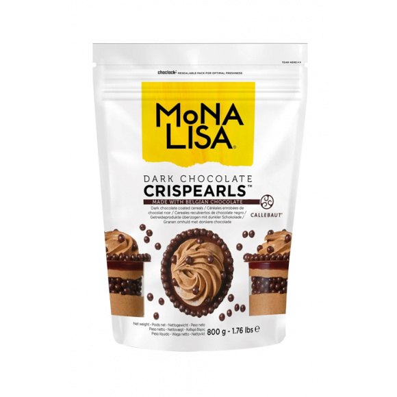 MONA LISA - CRISPEARLS CHOCOLAT NOIR 800G