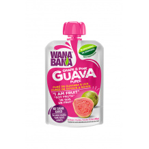 WANA BANA - PUREE GOYAVE RAISIN GOURDE 90G x12