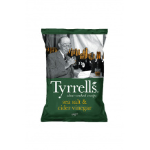 TYRRELLS - CHIPS VINAIGRE DE CIDRE 40G x18