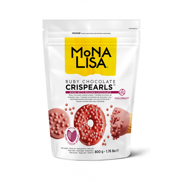 MONA LISA - CRISPEARLS CHOCOLAT RUBY 800G