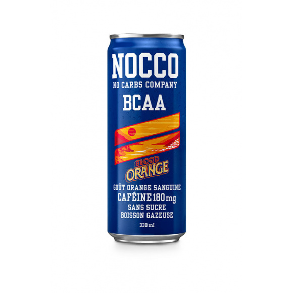 NOCCO - BOISSON FONCTIONNELLE BLOOD ORANGE CANETTE 330ML x24