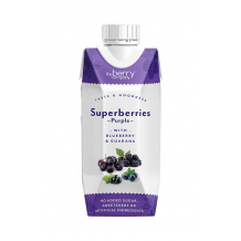 THE BERRY COMPANY - SUPERBERRIES PURPLE SANS SUCRES 330ML x12