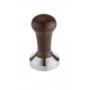 BOIS Tamper plat Base alu et Manche brun D.58 mm