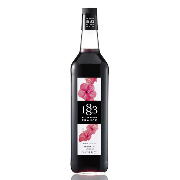 ROUTIN 1883 - SIROP HIBISCUS 1L BOUTEILLE VERRE