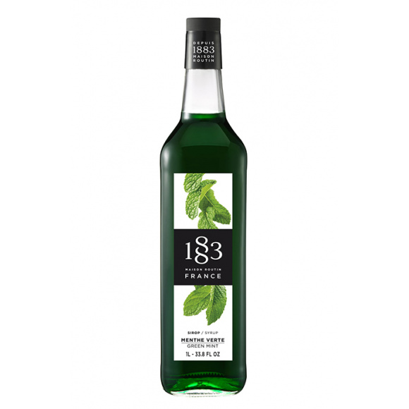 ROUTIN 1883 - SIROP MENTHE VERTE 1L BOUTEILLE VERRE