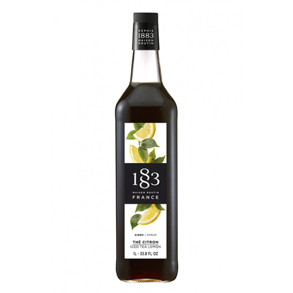 ROUTIN 1883 - SIROP THE CITRON 1L BOUTEILLE VERRE