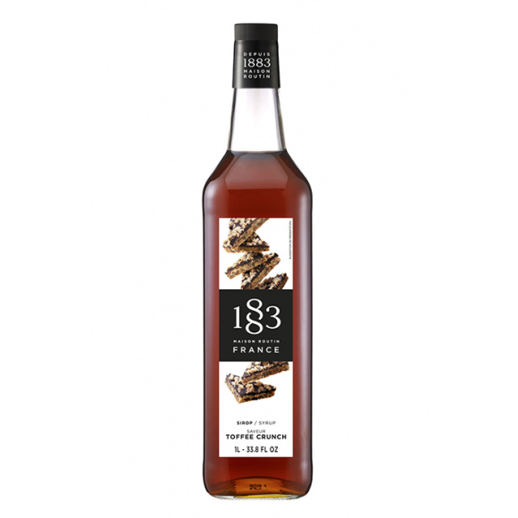 ROUTIN 1883 - SIROP TOFFEE CRUNCH 1L BOUTEILLE VERRE