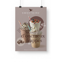 SWEETBIRD - POSTER FRAPPE ONCTUEUX A3 x1