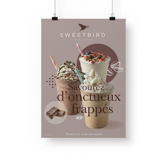 SWEETBIRD - POSTER FRAPPE ONCTUEUX A3 x1