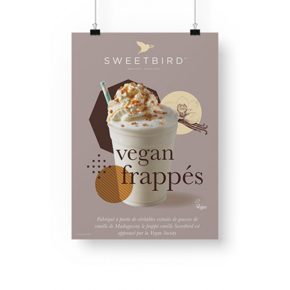 SWEETBIRD - POSTER FRAPPE VEGAN A3 x1