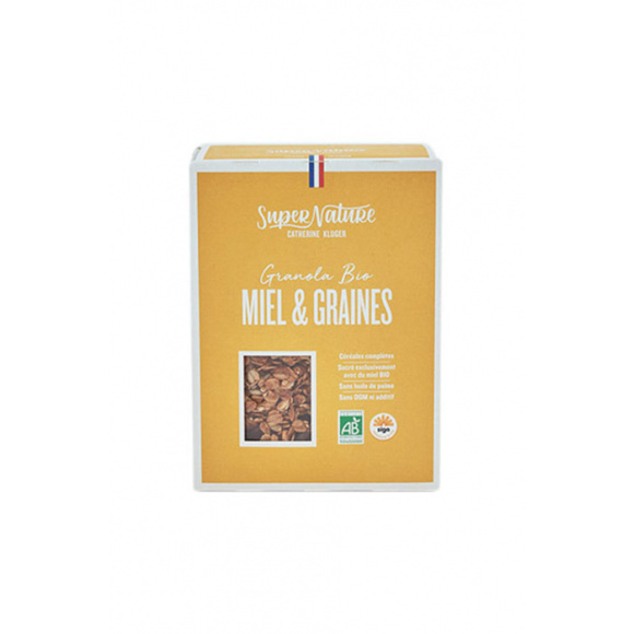 Granola miel et graines boîte 350g BIO