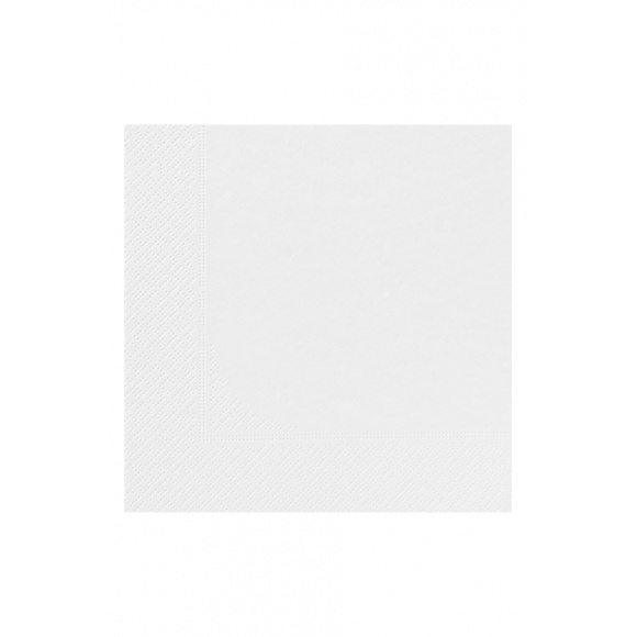 SERVIETTES PAPIER BLANC 300x300 MM 16 SACHETS DE 200