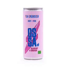 OSSA - THÉ GLACÉ ÉNERGISANT MYRTILLE CANNELLE CANETTE 250ML x24 BIO