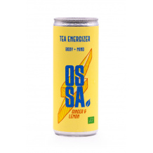 OSSA - THÉ GLACÉ ÉNERGISANT GINGEMBRE CITRON CANETTE 250ML x24 BIO